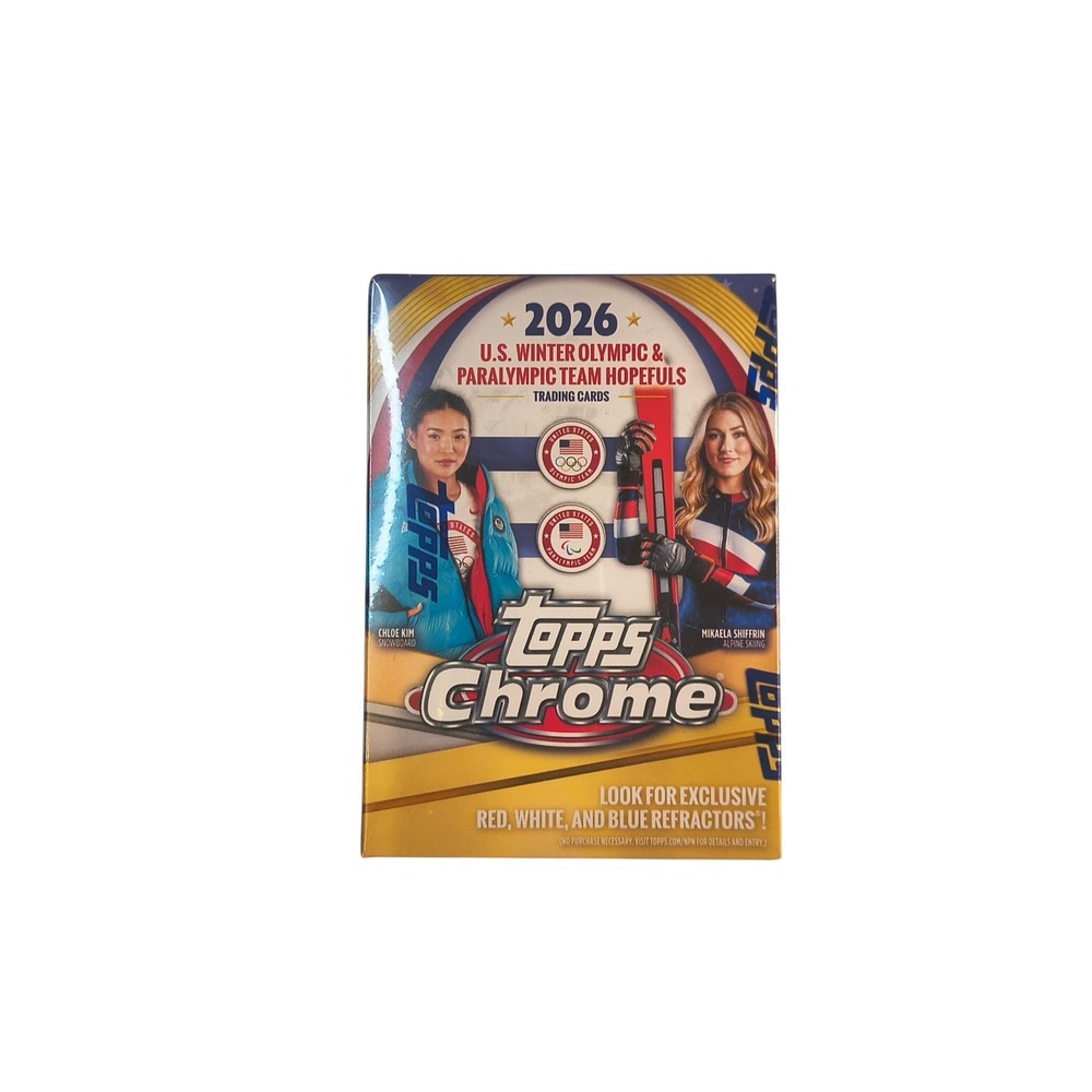 2026 Topps Chrome USA Winter Olympics Paralympic‎ Team Hopefuls Value Box NEW - Picture 5 of 5